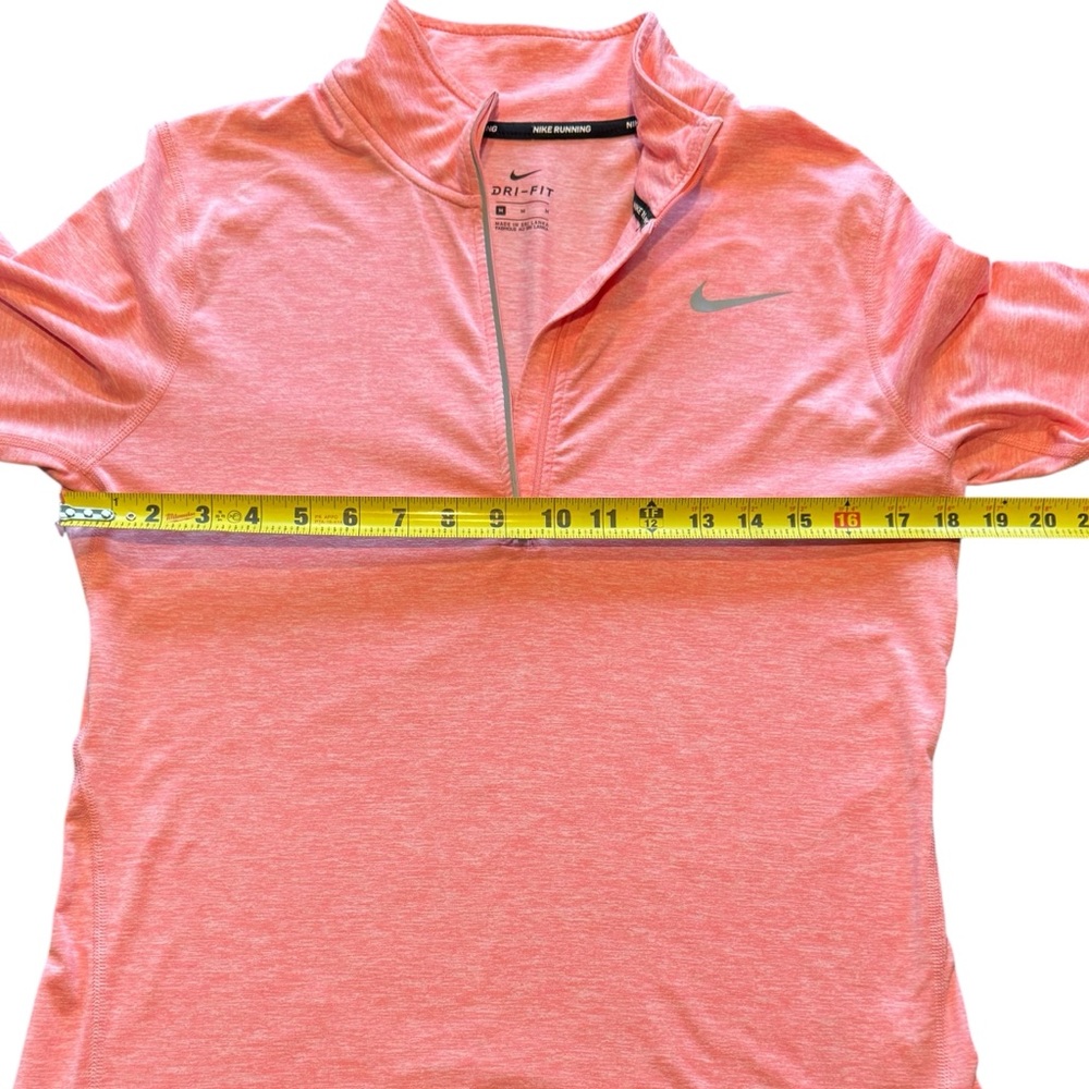 Nike Dri Fit Women's Long Sleeve Running Top Pink Size Medium - Picture 5 of 10